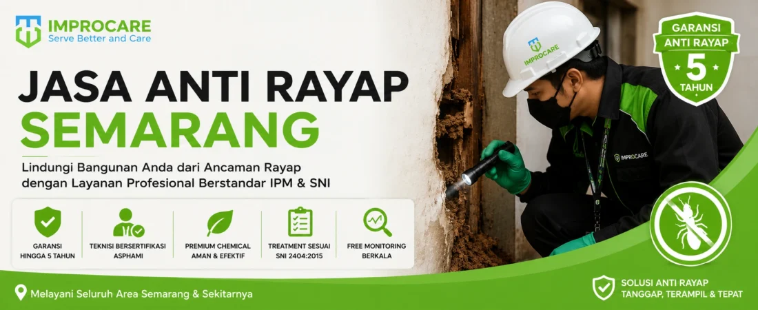 Jasa Anti Rayap Semarang Berstandar SNI – Konsultasi Gratis